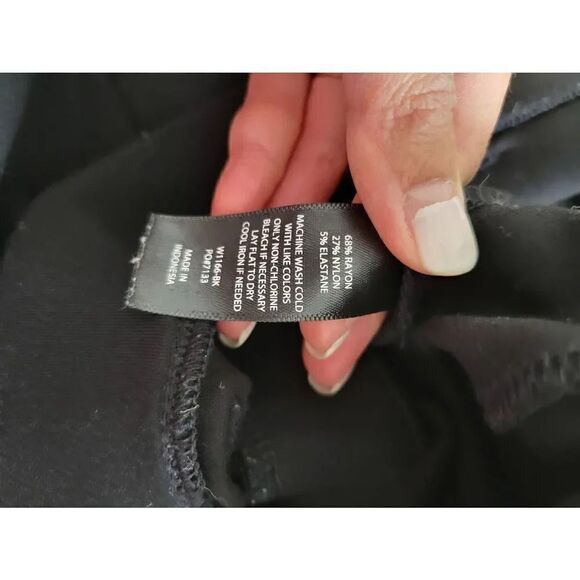 Betabrand Skinny-Leg | Classic Dress Pant Yoga Pants Black S/P - Picture 7 of 8